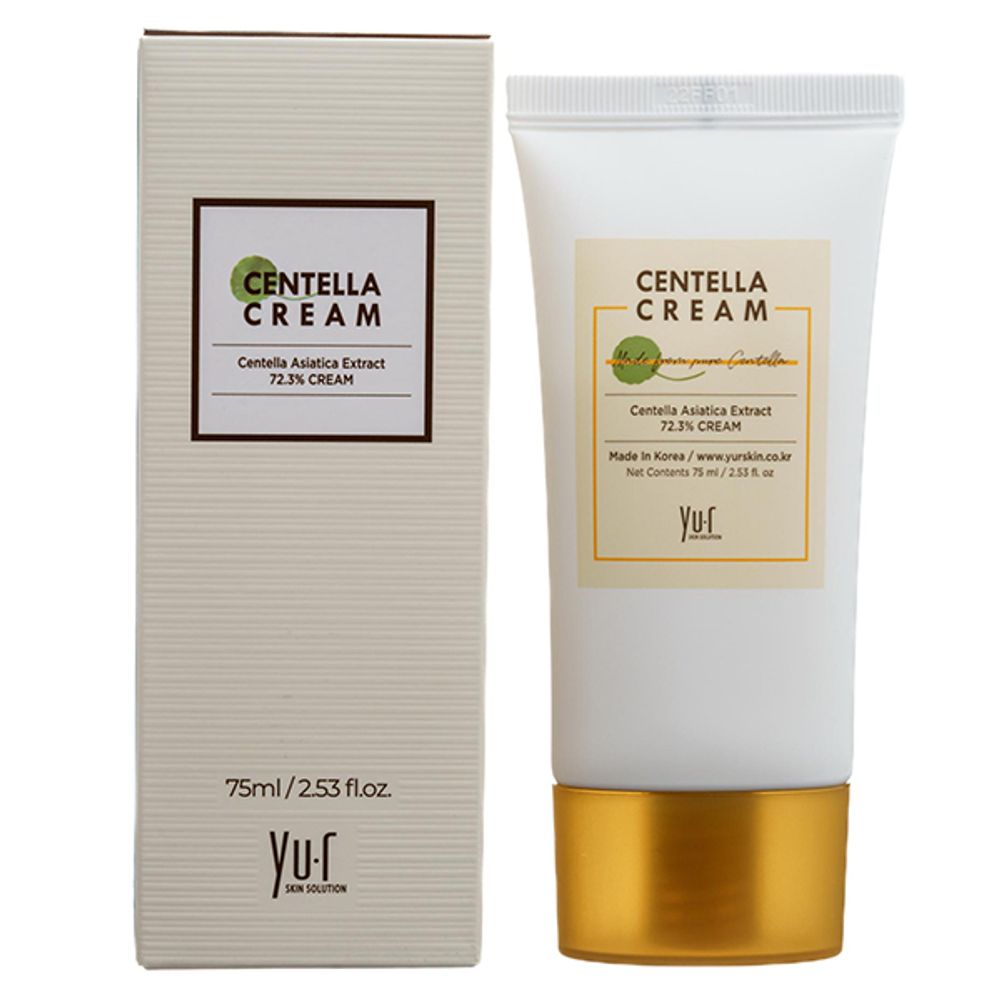 YU.R Centella Cream Крем успокаивающий для лица, 75 мл