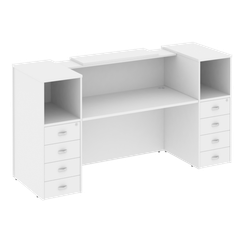 Onix Ресепшн O.R-K-10 Белый Бриллиант 2244*766*1187