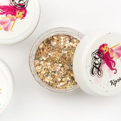 Zoo nail Микс шестигранников Крылья Феи 1398, 2гр