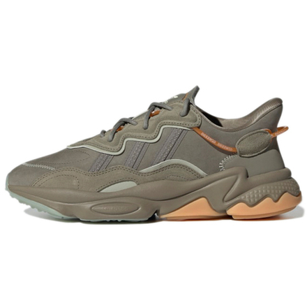 Кроссовки Adidas Originals Ozweego Casual Charcoal Grey Yellow