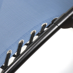 Шезлонг пляжный складной, металл, 165х65х110 см, 100 кг, 2 положения спинки, синий, Green Days