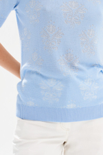 23536 Джемпер женский (голубой)