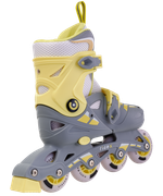 Ролики раздвижные Hop Yellow, пластиковая рама