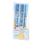 Ручка гелевая, пиши-стирай, Basir, синие чернила, серия "КОСМОС", 3 цвета корпуса