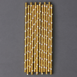 Трубочки для коктейля в асс., набор 12 шт.