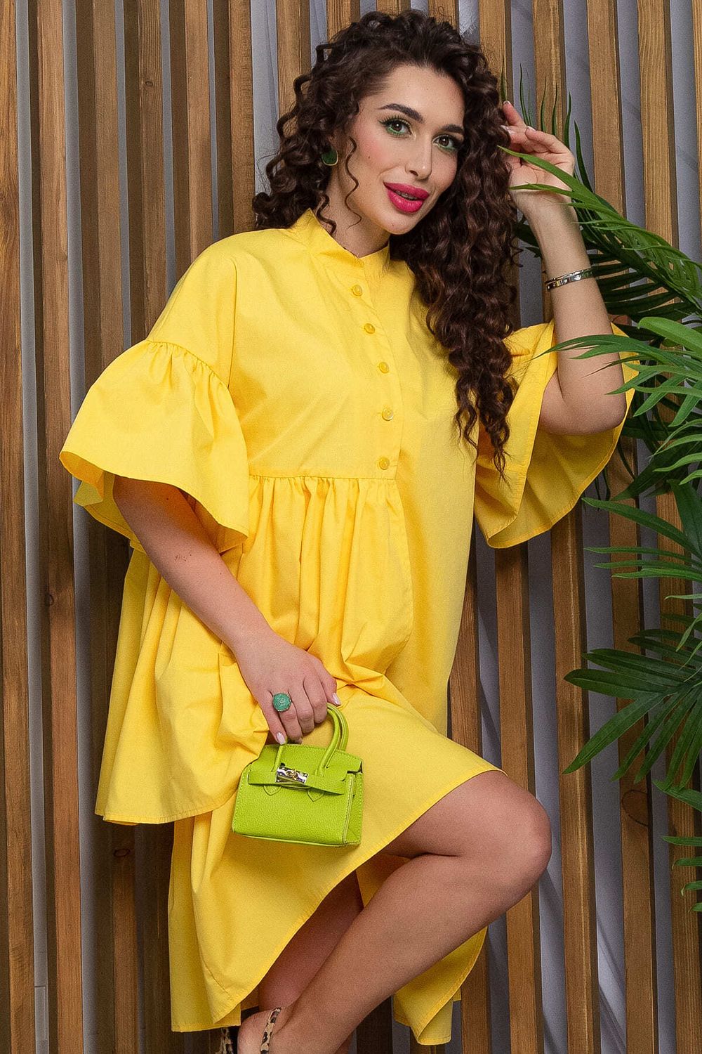 Платье Урания (желтое) П13342-36М LT Collection