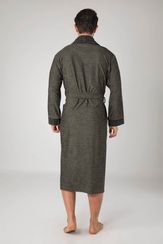 Халат  мужской облегченный  20695 хаки Nusa Турция