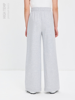 Брюки палаццо из футера