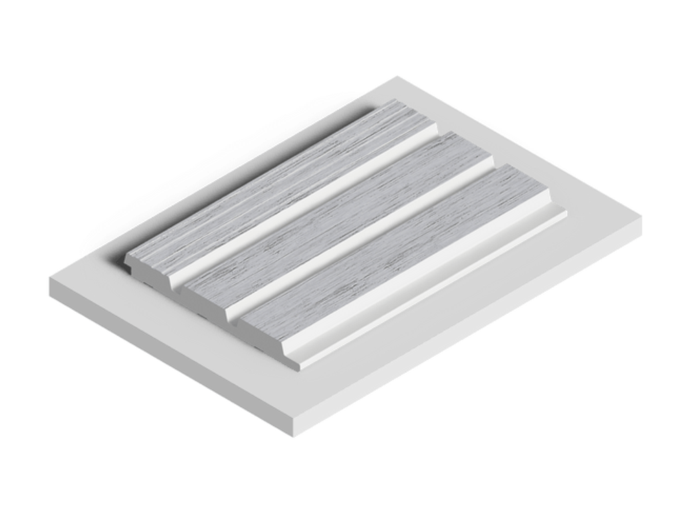 Стеновая панель HiWood декорированная, 270x12 см