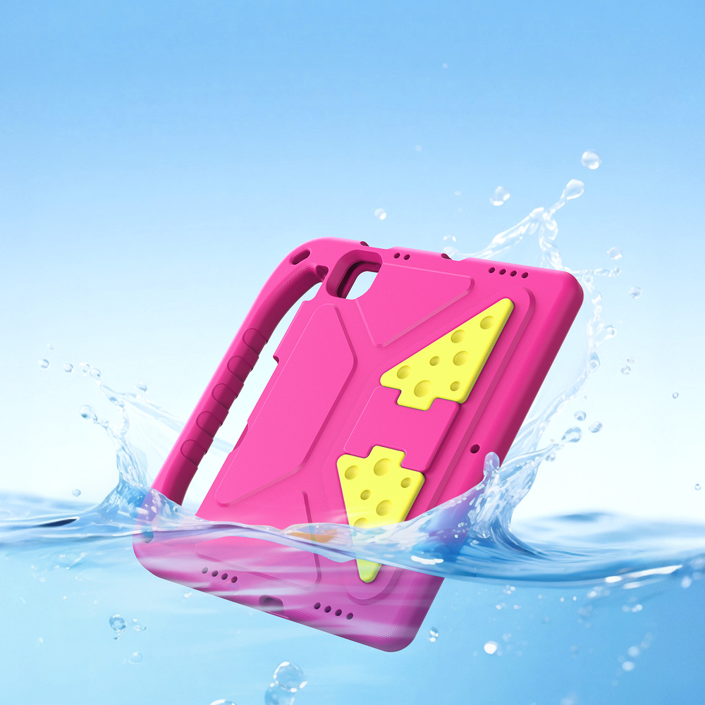 Детский чехол розового цвета на планшет iPad Air 4, 5 (10,9) и iPad Pro 11 (2018, 2020, 2021, 2022) от Dux Ducis, серия Puff Series Case