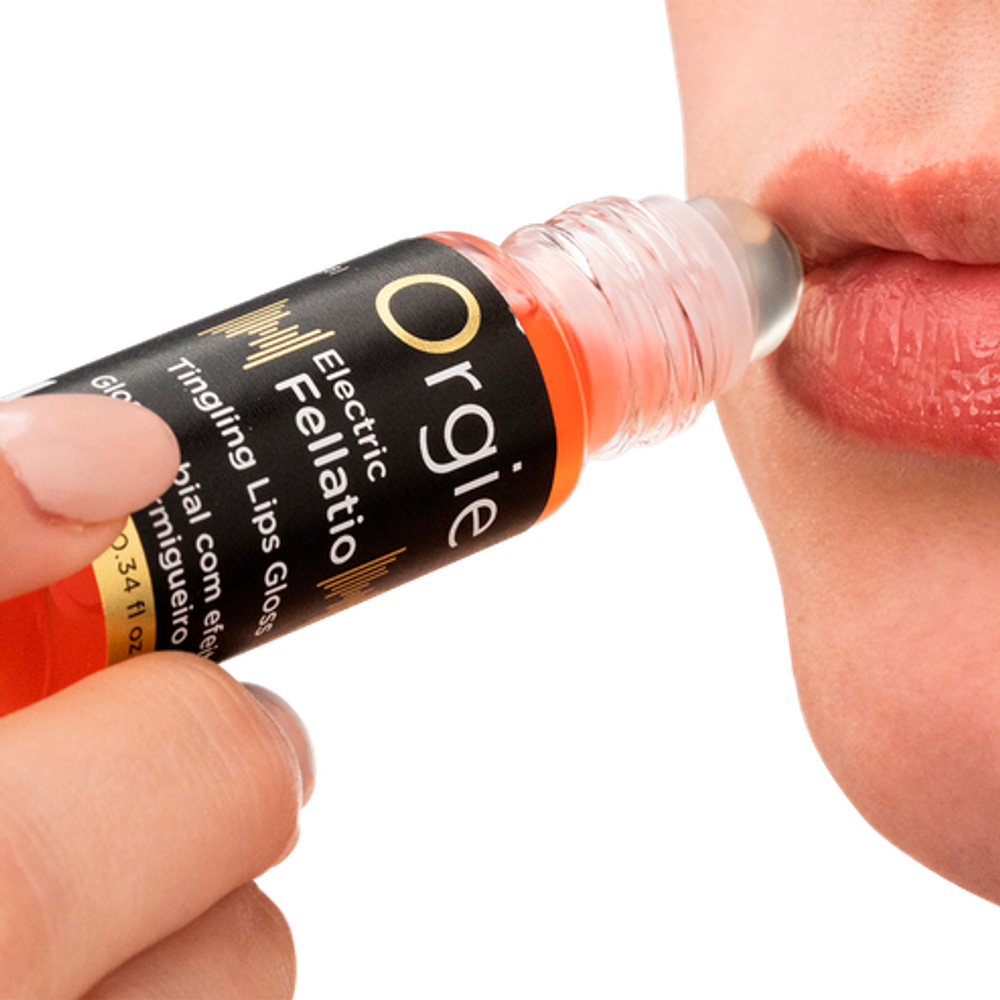 Orgie Electric Fellatio - Блеск для губ с вибрирующим эффектом, 10 мл