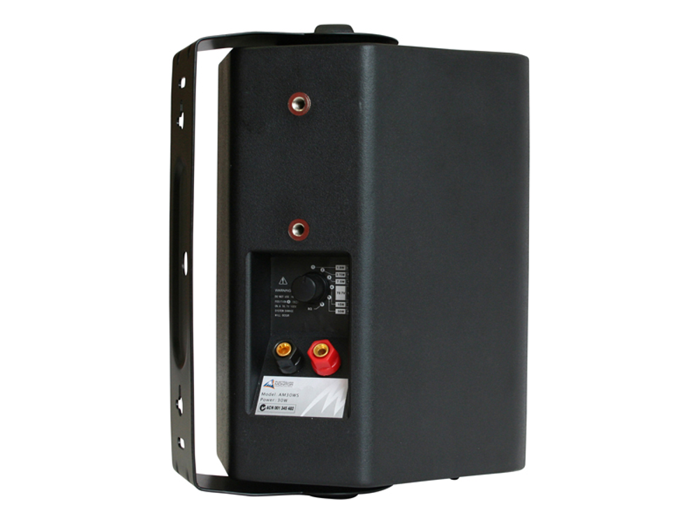 AMIS AM20WSB инсталляционная АС 20Вт RMS/8Ом 20, 10, 5, 2,5 Вт/100В, цвет - черный, цена за пару