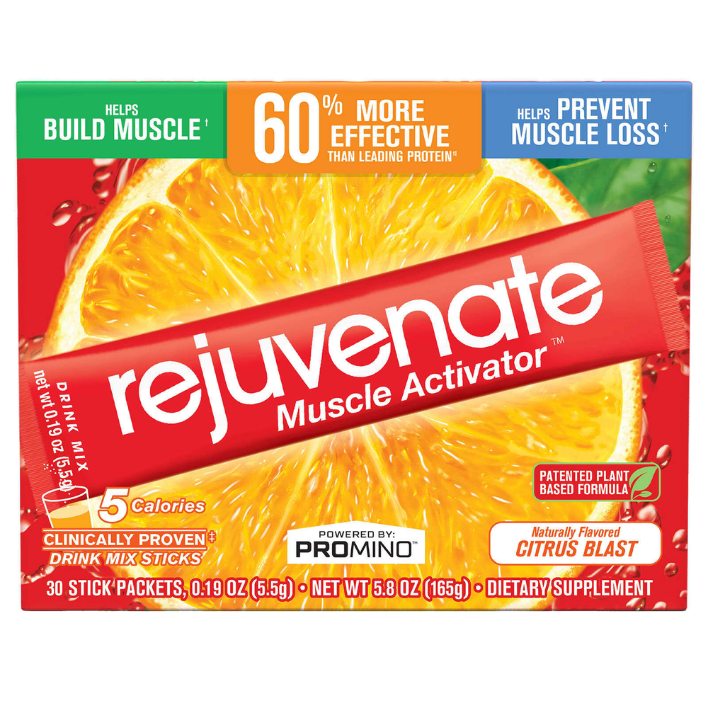 Rejuvenate, Rejuvenate Muscle Activator ™, смесь для напитков, Citrus Blast, 30 пакетиков в стиках по 5,5 г (0,19 унции)