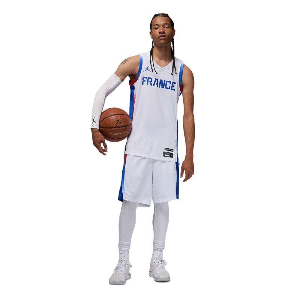 Баскетбольная джерси Nike Basketball Jersey France Limited Home White