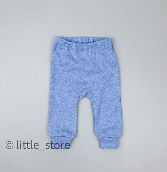 Штанишки из кашкорсе "New" Голубой меланж