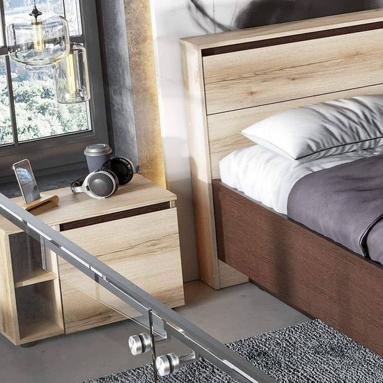 Тумба прикроватная БЕРГЕН серия 2