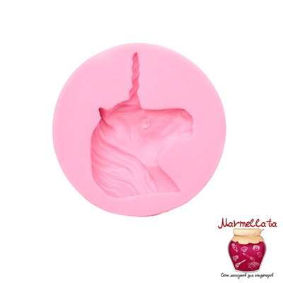 Молд силиконовый "Единорог", 6,3*1,4 см
