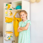 Кармашки для детского сада на резинке. Жираф