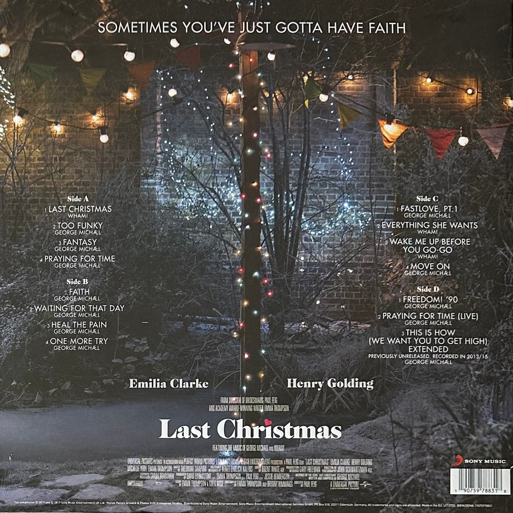 George Michael & Wham! - Last Christmas 2LP (Европа 2019г.)