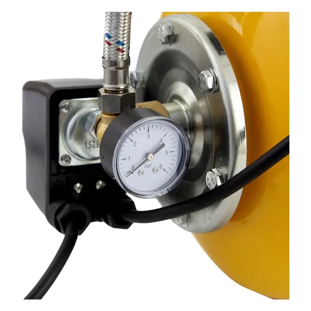 DENZEL PS1100С насосная станция 1100 вт, 4500 л/ч, ресивер 24 л, высота подъема 46 м 97215