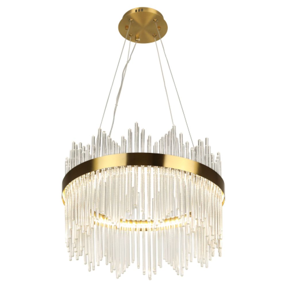 Люстра Rivoli Gwen 6192-201 подвесная светодиодная LED 3000-6300К 112 Вт с пультом | Rivoli