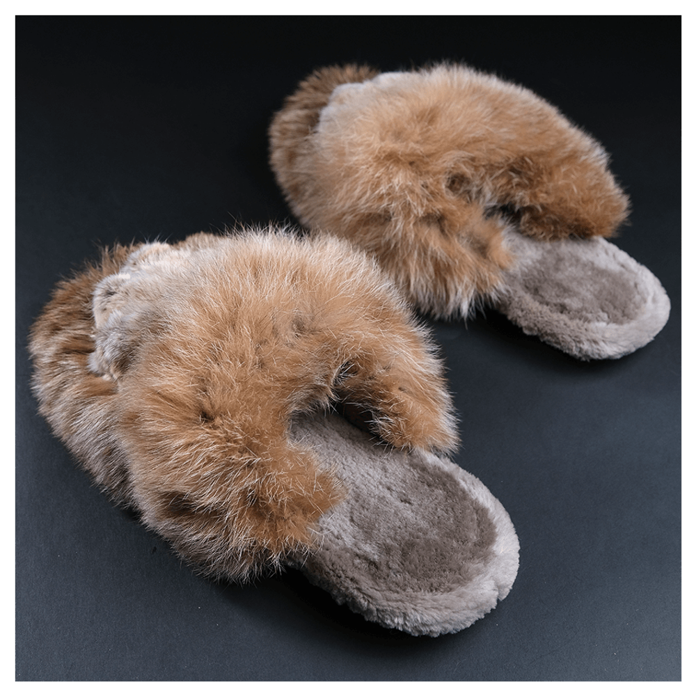 Тапки из меха «Рысянки - Подкрадушки»