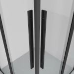 Душевой уголок Niagara Nova NG-6823-34BLACK 90х90 стекло прозрачное/профиль черный матовый