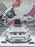 Широкий карбоновый обвес для Mercedes-Benz G-Class W463A/W464 2018+ Мерседес Гелик гелентваген