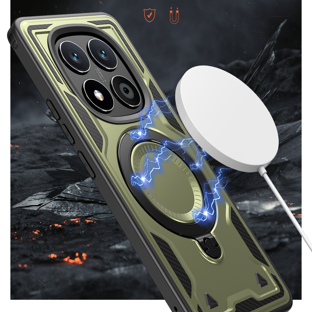 Чехол Magneto Case с кольцом для Xiaomi Redmi Note 14 Pro+
