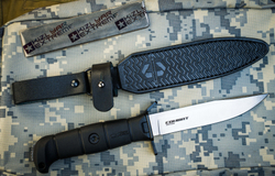 Кожаные ножны Combat черные