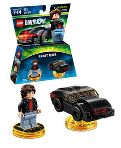 LEGO Dimensions: Рыцарь дорог (Fun Pack) 71286 — Knight Rider (Michael Knight and K.I.T.T.) (Fun Pack) — Лего Измерения