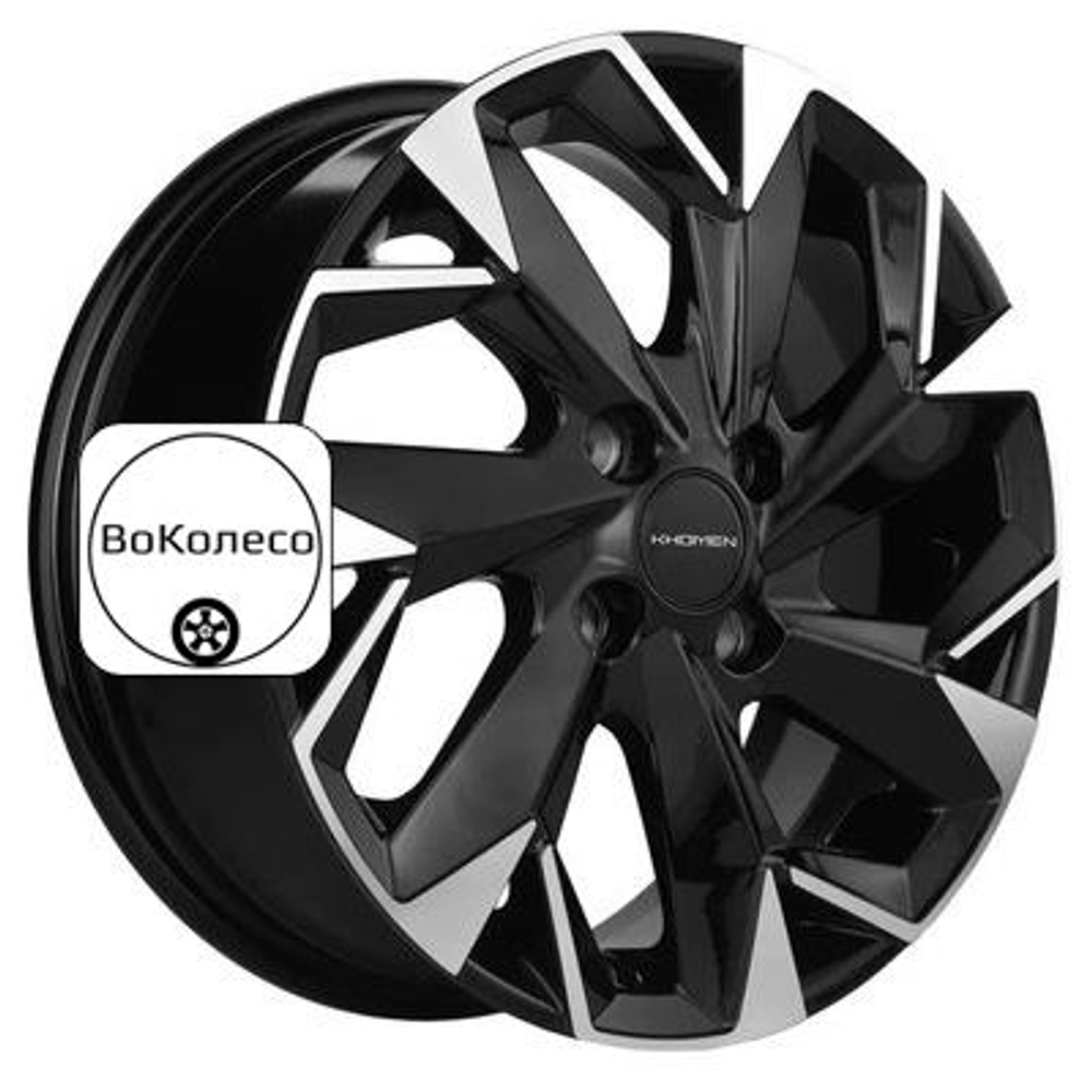 5,5x14/4x98 ET35 D58,5 KHW1402 Black-FP Khomen Wheels