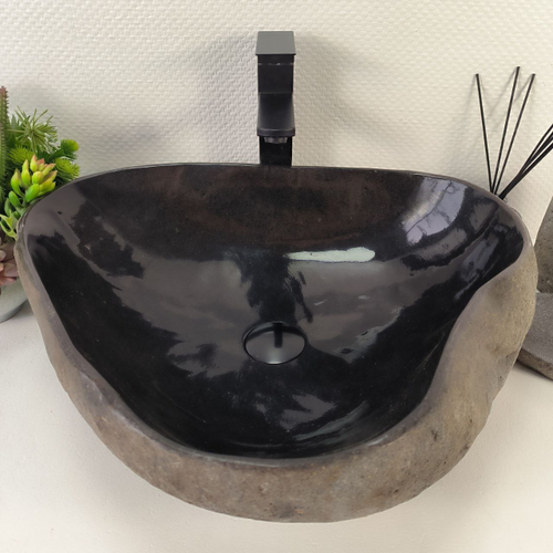 Раковина из речного камня RS-65148 53*45*16 0862