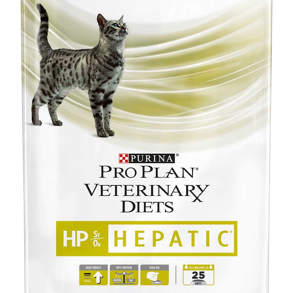 Pro Plan VET HP 1,5 кг - диета для кошек с заболеваниями печени, Hepatic ST/OX