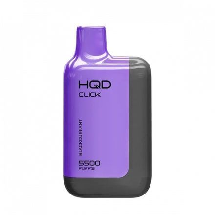 Набор HQD Click 5500 с картриджем Чёрная смородина 5500 затяжек 20мг (2%)