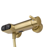 Смеситель для душа с встроенным изливом WONZON & WOGHAND MUSE Corno, Брашированное золото (WW-A30902-BG)