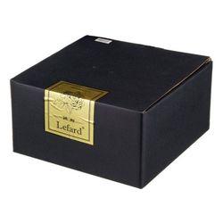 ТОРТОВНИЦА НА НОЖКЕ "LEFARD GOLD GLASS" ДИАМЕТР=27 СМ. ВЫСОТА=10 СМ. (КОР=6ШТ.)