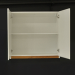 Шкаф навесной, 80х32х75, Валенсия, кухонный модуль, для посуды, кухонный гарнитур, в ванну и кухню, белый, Dipriz