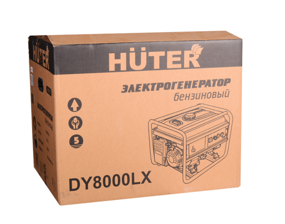 Портативный бензогенератор Huter DY8000LX