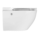 Унитаз импульсный Azario 360х570х375 подвесной, полукруглый, быстросъемное сиденье микролифт, монтажная рама в комплекте (AZ-102C)