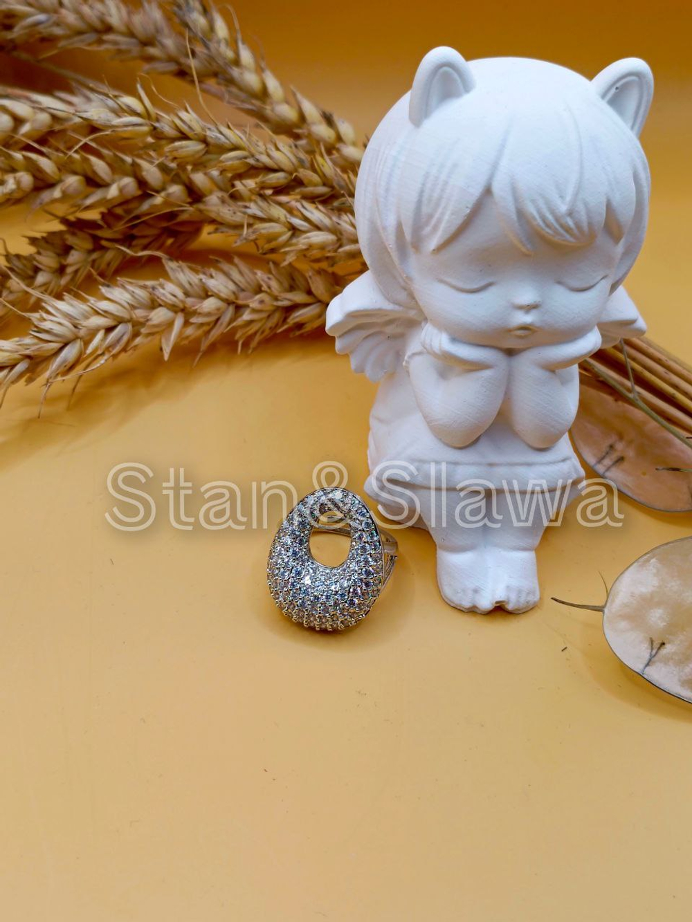 Набор украшений из кубического циркония."Блеск"