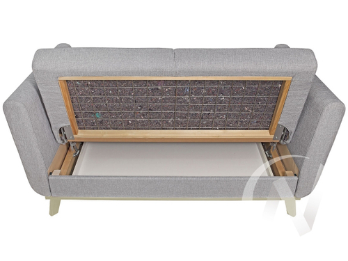 Диван Лайм 2-х местный (бесцветный лак/ORION ASH)