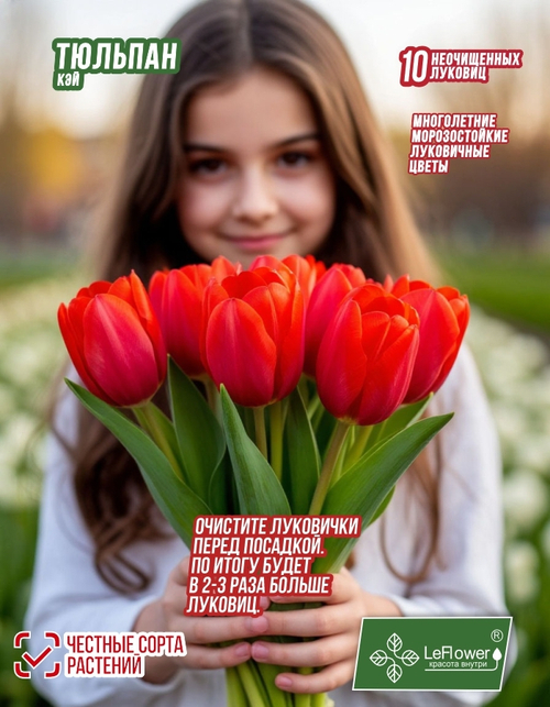 Тюльпан Кэй 10 луковиц, крупные