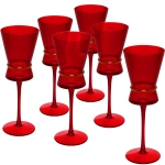 Бокал для вина 350мл «VIVALDI» в наборе 6шт, красный