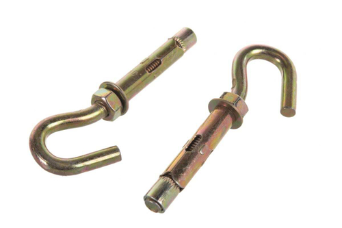 АНКЕРНЫЙ БОЛТ СТРОЙБАТ С КРЮКОМ 10Х60 ЦИНК 2ШТ  139360