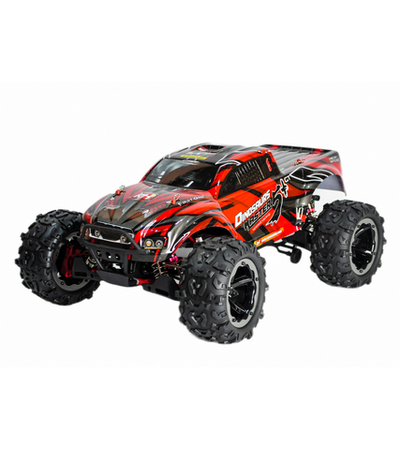 Радиоуправляемый монстр Remo Hobby Dinosaurs Master Brushless UPGRADE PLUS красный 4WD 2.4G 1/8 RTR
