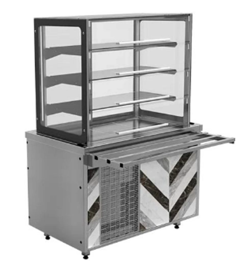 Витрина холодильная REFETTORIO City RCC22A, с дверками раздачи