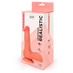 Телесный фаллоимитатор 21см на подошве-присоске Bior Toys Erowoman-Eroman ER-30083