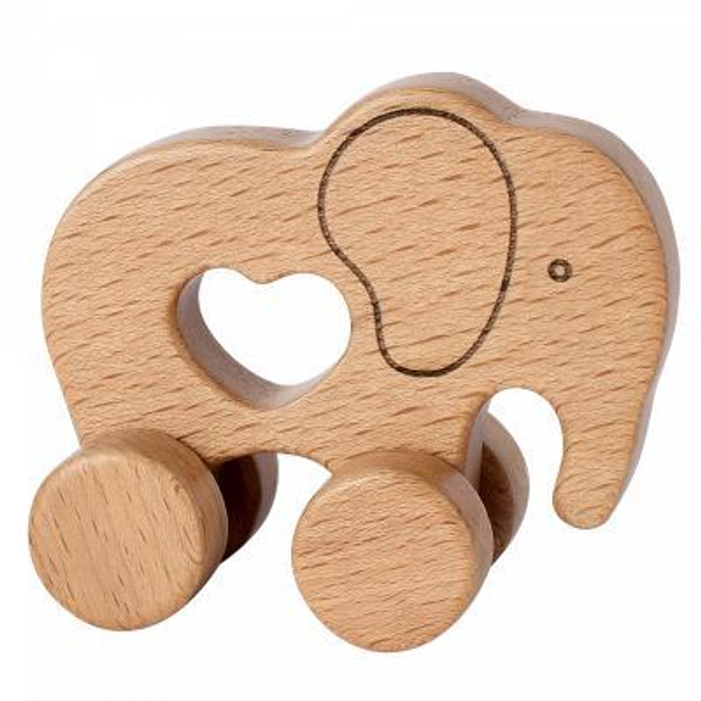 Деревянная игрушка-каталка «Слоник» 15532 (Лидер)