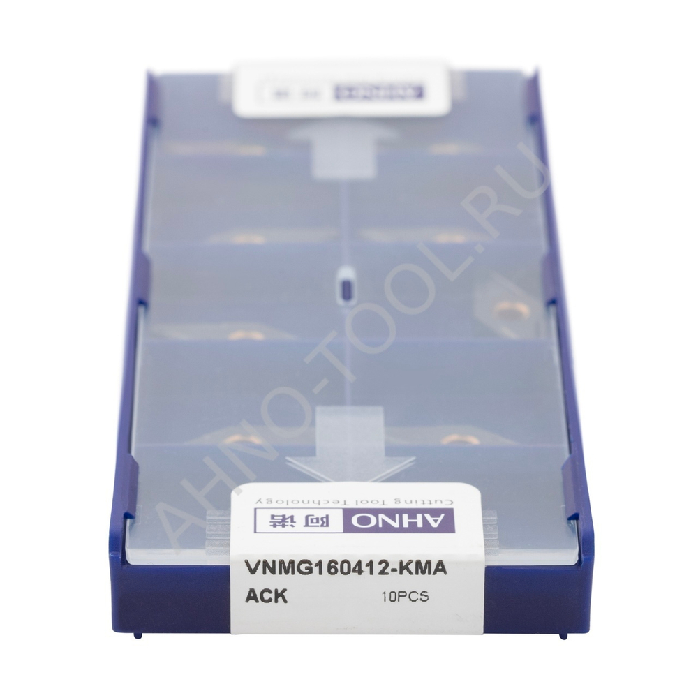 Пластина твердосплавная ISO VNMG160412-KMA ACK10E AHNO по чугуну, чистовая